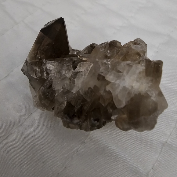 69g, Cluster of Smoky Quartz, 5x5x3cm approx., New! - Picture 4 of 12